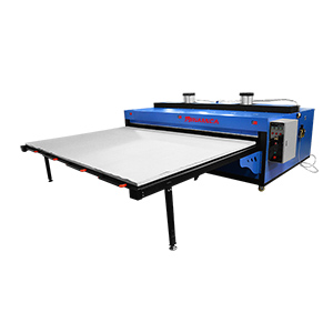 Large format single station heat press machine