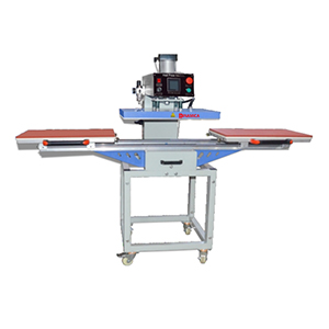 Slide Type Pneumatic Double Station Heatpress Machine