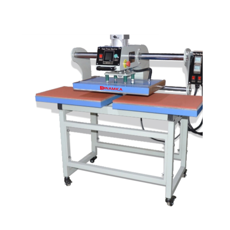 Up-Sliding Pneumatic Double-Station Heat Press Machine