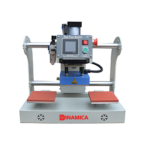 Up-Sliding Pneumatic Double-Station Label Heat Press Machine
