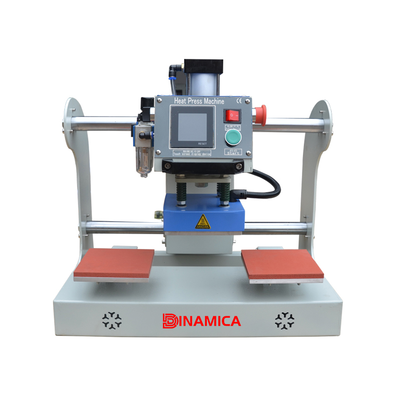 Up-Sliding Pneumatic Double-Station Label Heat Press Machine